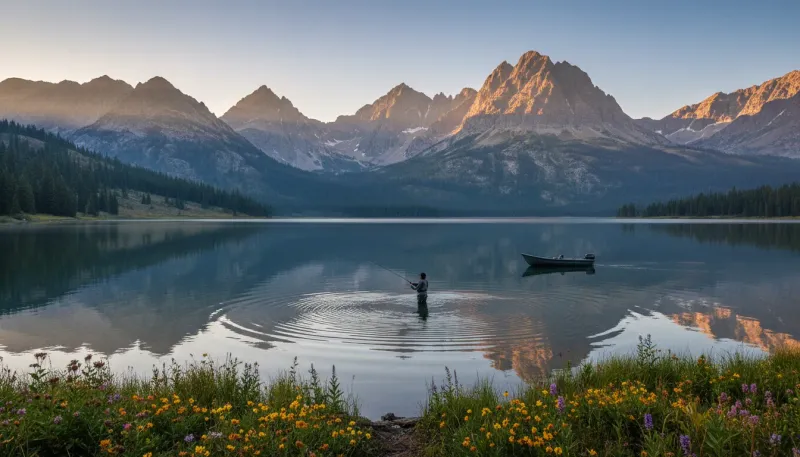 Idaho landscape, backdrop for the Angling Hubs Riggins directory