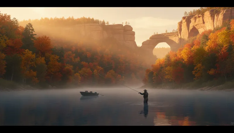 Kentucky landscape, backdrop for the Angling Hubs Benton directory