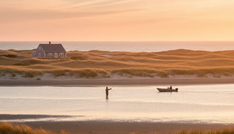 Massachusetts landscape, backdrop for the Angling Hubs Boston directory