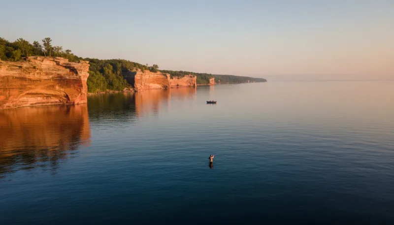 Michigan landscape, backdrop for the Angling Hubs Traverse City directory