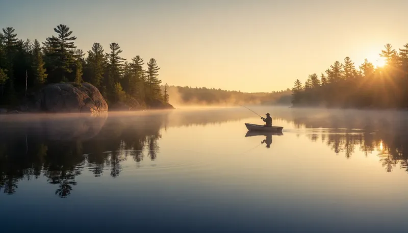 Minnesota landscape, backdrop for the Angling Hubs Isle directory