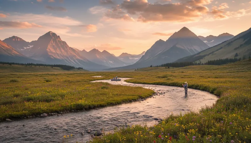 Montana landscape, backdrop for the Angling Hubs Bozeman directory