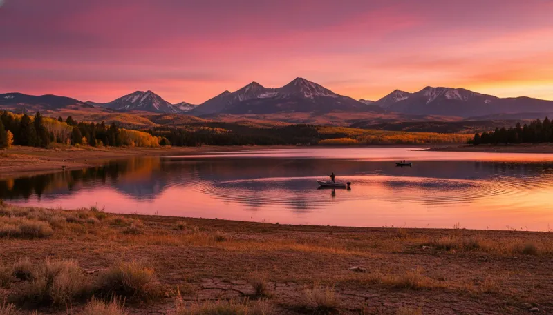 New Mexico landscape, backdrop for the Angling Hubs Navajo Dam directory