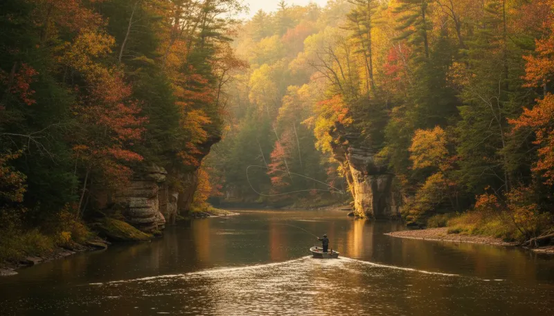 Ohio landscape, backdrop for the Angling Hubs Port Clinton directory
