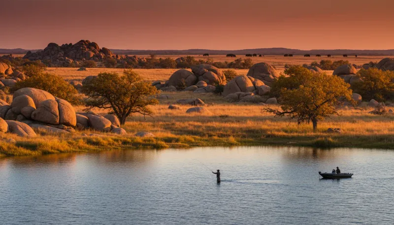Oklahoma landscape, backdrop for the Angling Hubs Kingston directory