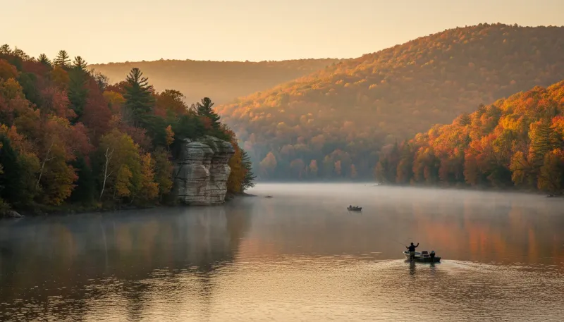 Pennsylvania landscape, backdrop for the Angling Hubs Erie directory