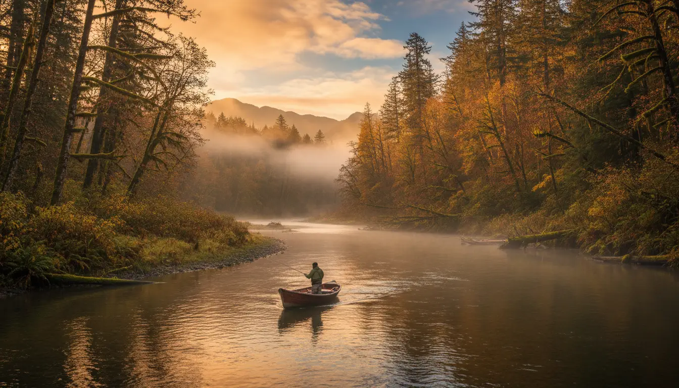Salmon & Steelhead: River guides for king salmon, coho, chinook, and steelhead runs.