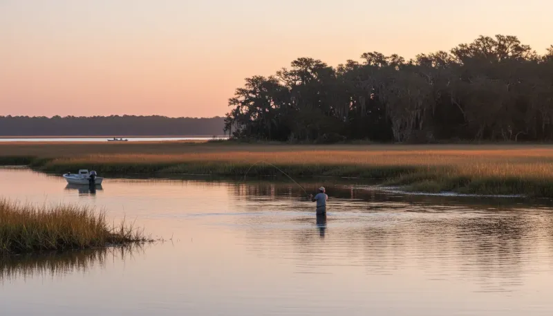 South Carolina landscape, backdrop for the Angling Hubs Charleston directory