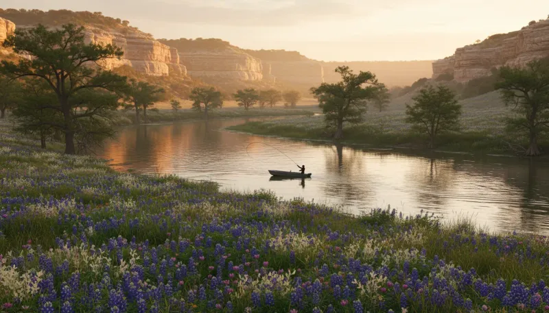 Texas landscape, backdrop for the Angling Hubs Galveston directory