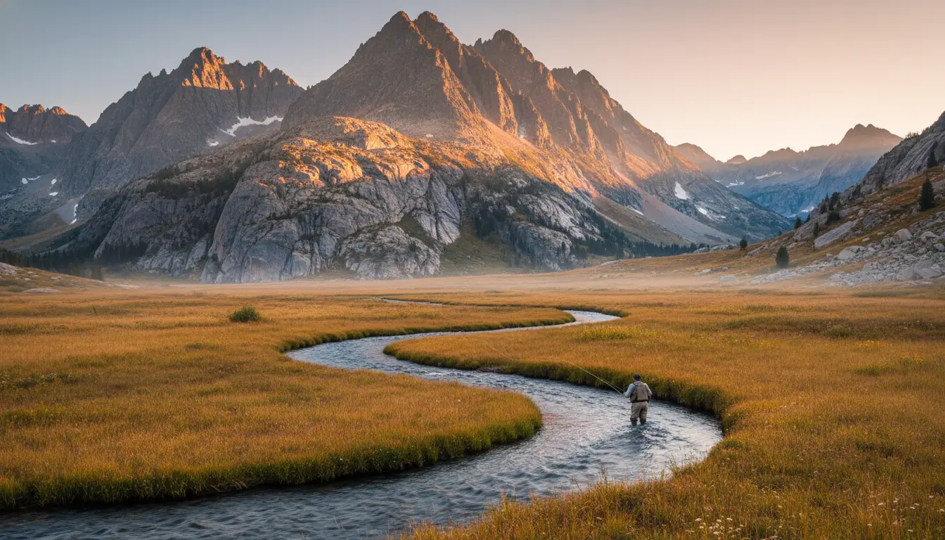 Trout Fishing: Guided trout fishing on mountain streams, tailwaters, and alpine lakes.