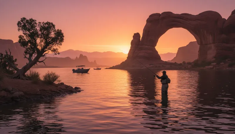 Utah landscape, backdrop for the Angling Hubs Dutch John directory